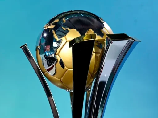 Close do troféu do Mundial de Clubes