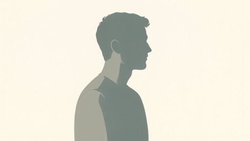 silhueta de um homem